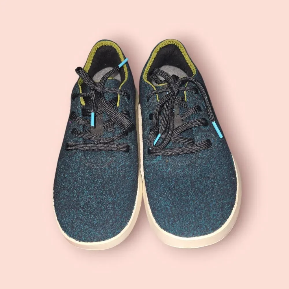 Allbirds Wool Runner 2 Natural Black Multi Comfort Sneakers Women 9 Merino Wool